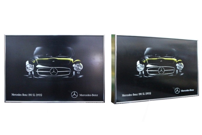 Aluminium Frame-Showroom Mercedes-Benz